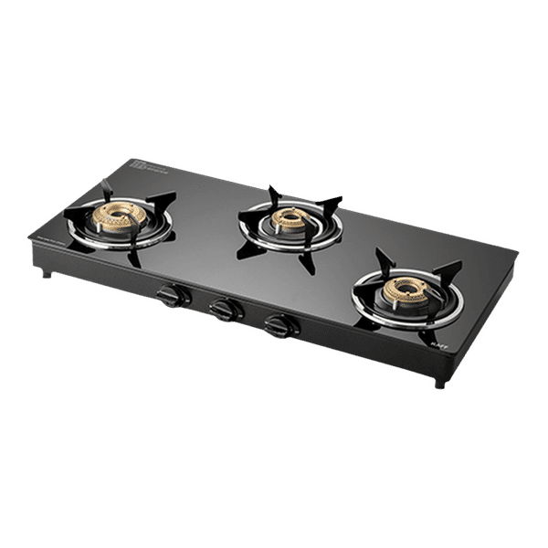 Buy KAFF CTC773BAI Toughened Glass Top 3 Burner Automatic